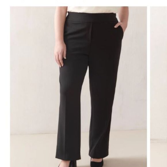 Addition Elle Black Dress Pants - Picture 1 of 10